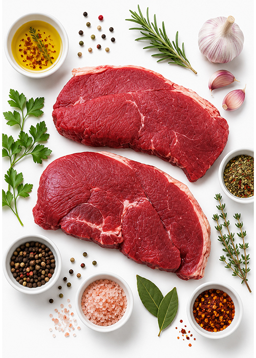 2x 300g  Aged beef rump steak