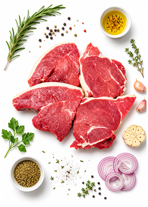 2x 300g  beef rump steak