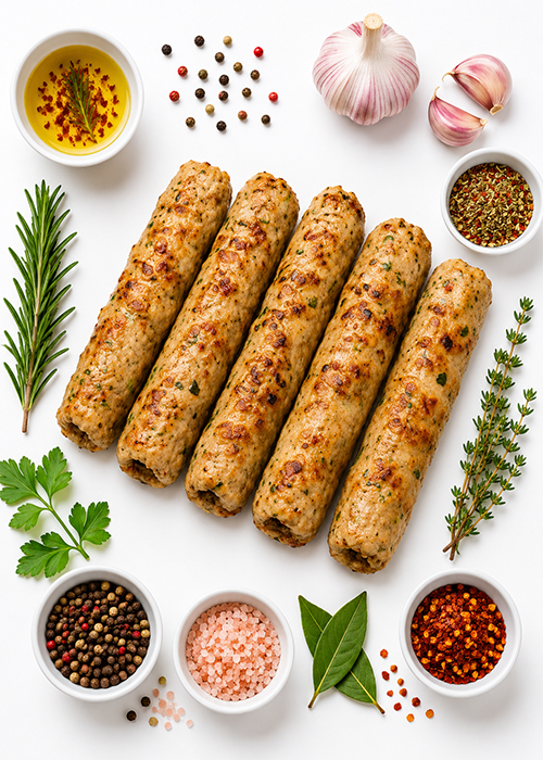 1x chicken seekh kebabs (heat&eat)