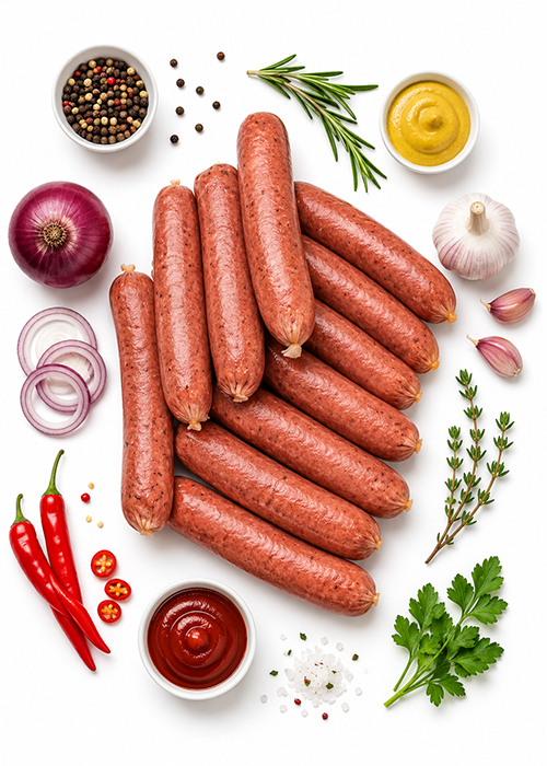 1x 500g spicy beef sausage