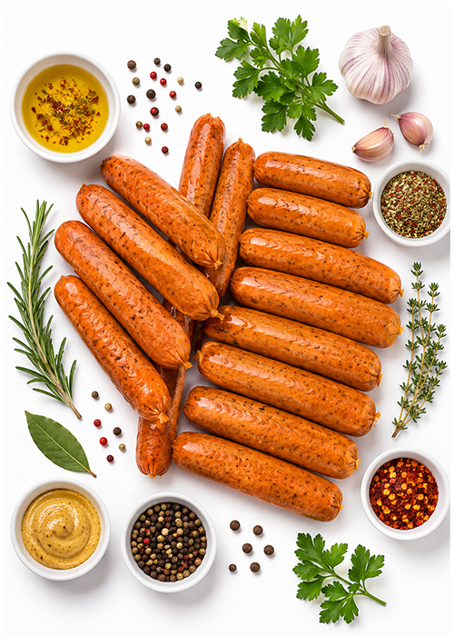 1x 500g spicy chicken sausage