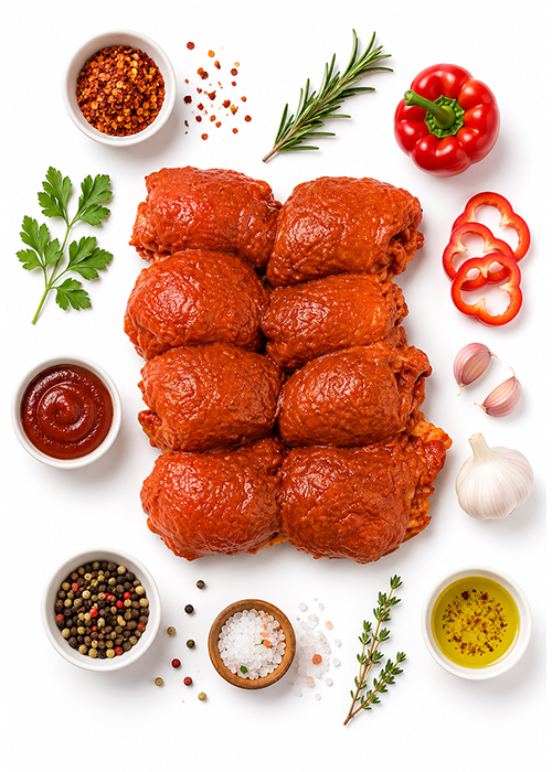 1x 500g tandoori chicken thighs